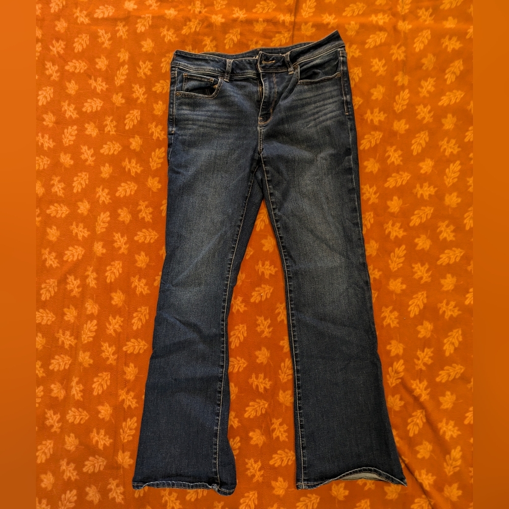 American Eagle Mid-Rise Flare Jeans